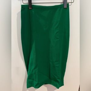 DVF knitted green pencil skirt